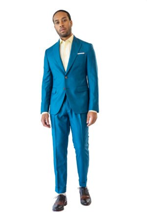 Teal Blue Suit