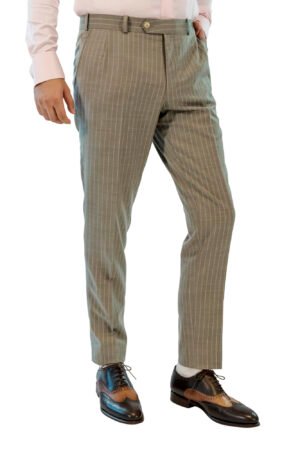 Light Grey Stripe Trouser